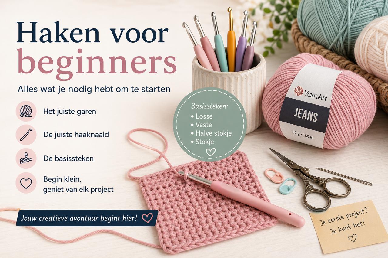 Haken voor beginners: alles wat je nodig hebt om te starten