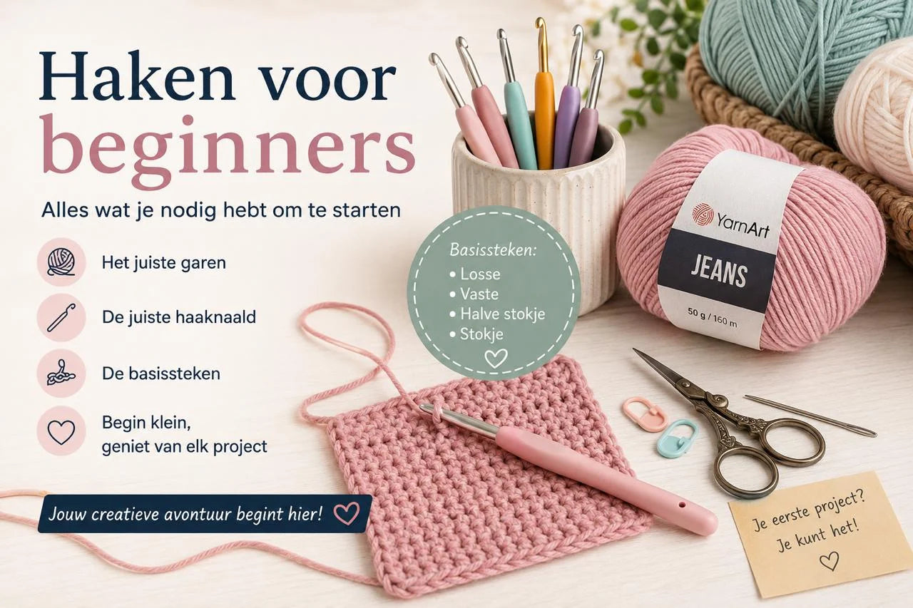 Haken voor beginners: alles wat je nodig hebt om te starten