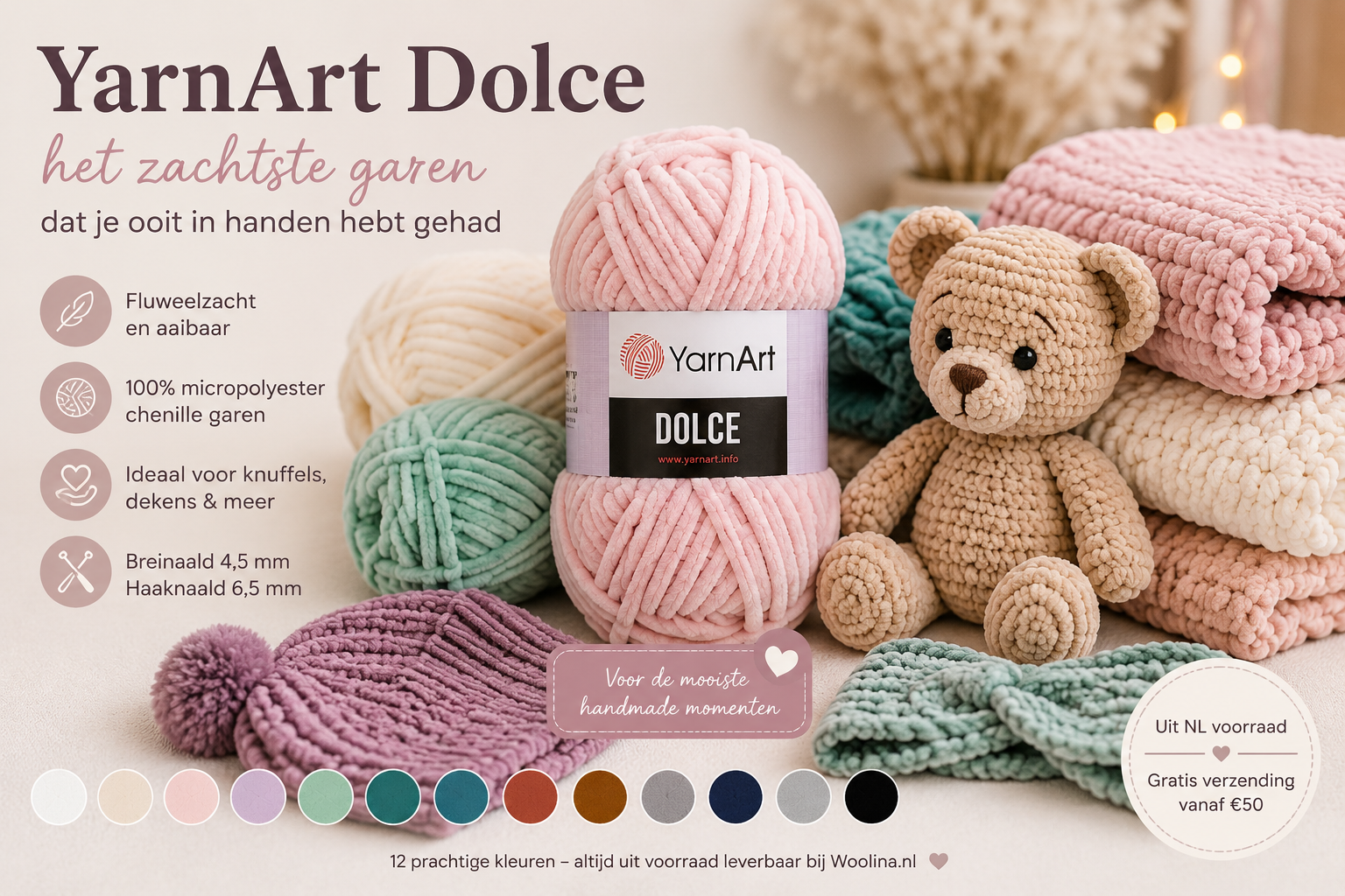 YarnArt Dolce: het zachtste garen dat je ooit in handen hebt gehad