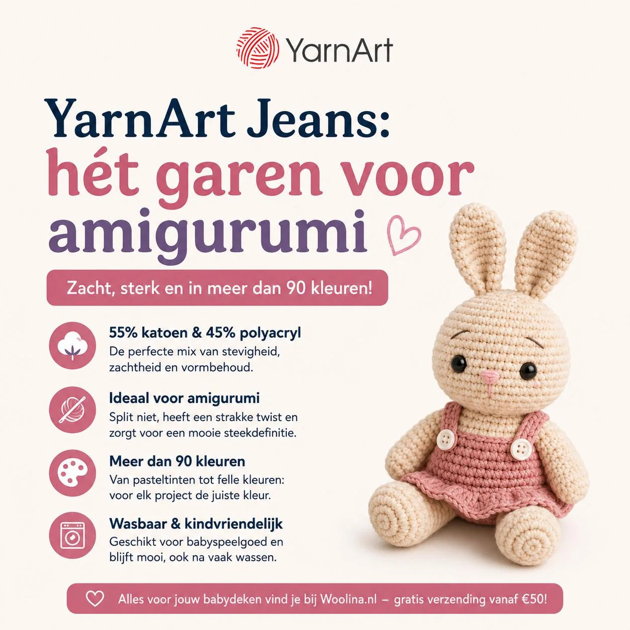 YarnArt Jeans: hét garen voor amigurumi
