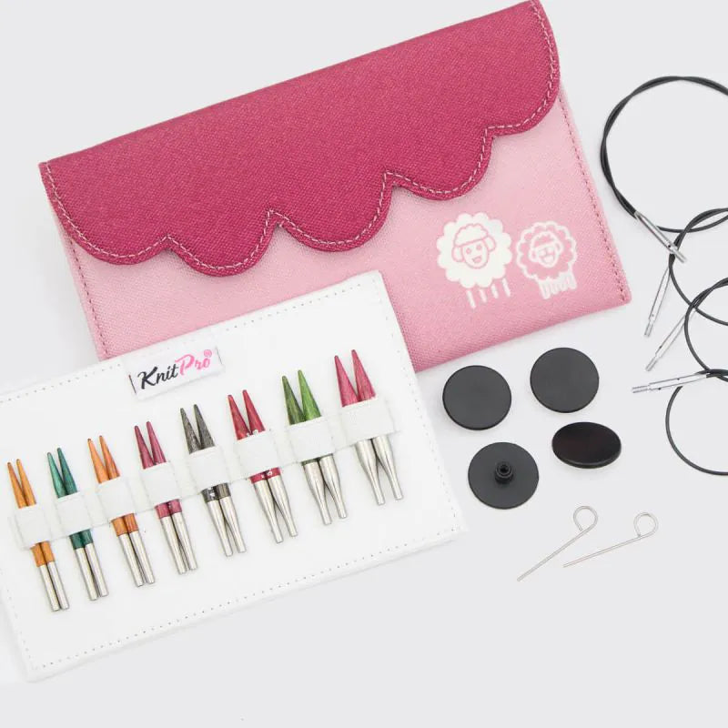 KnitPro Dreamz Mini IC Set 5cm punten verwisselbare breinaalden - Woolina.nl
