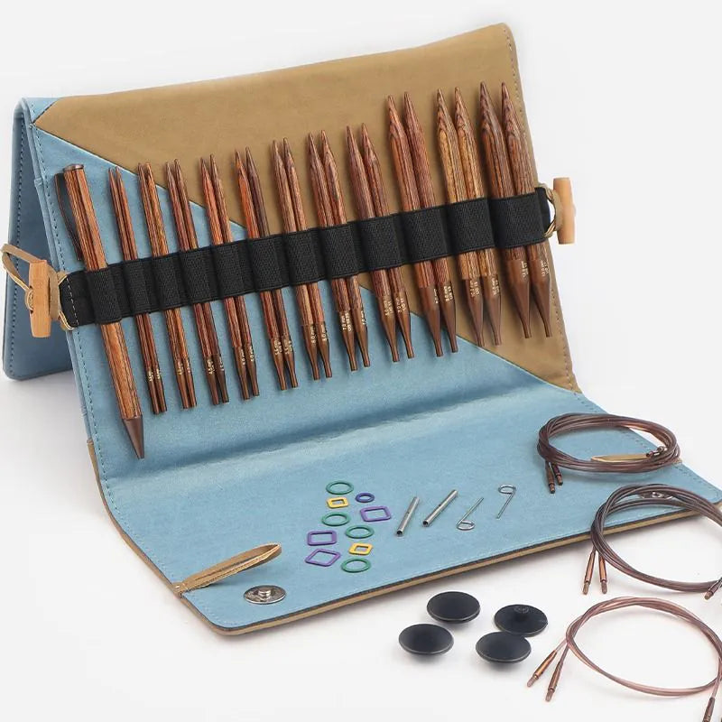 KnitPro Ginger Interchangeable Set Deluxe verwisselbare breinaalden - Woolina.nl