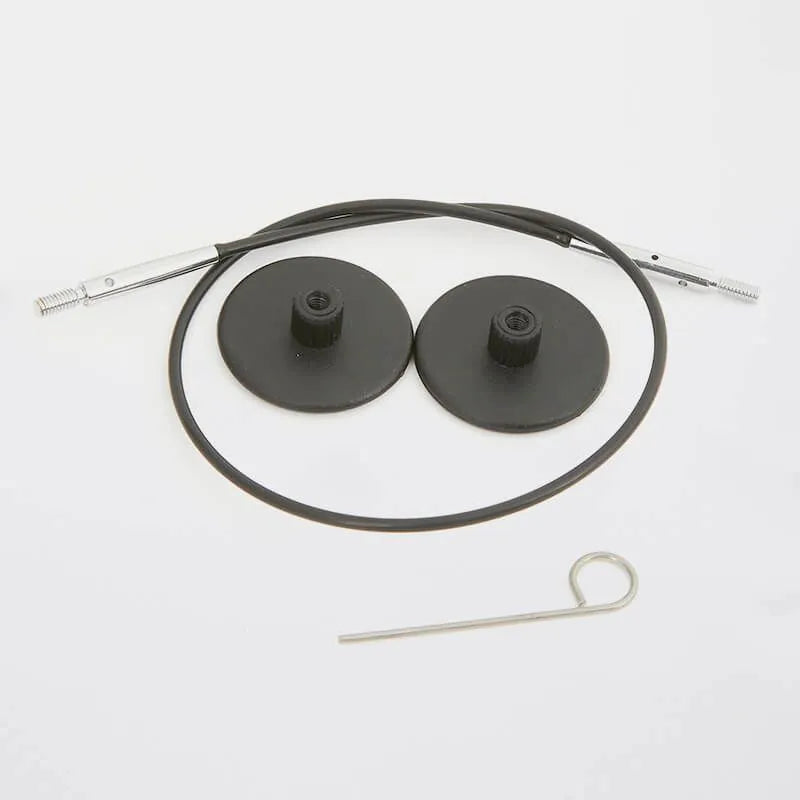 KnitPro Kabel set enkel 35cm 60cm voor rondbreinaalden - Woolina.nl
