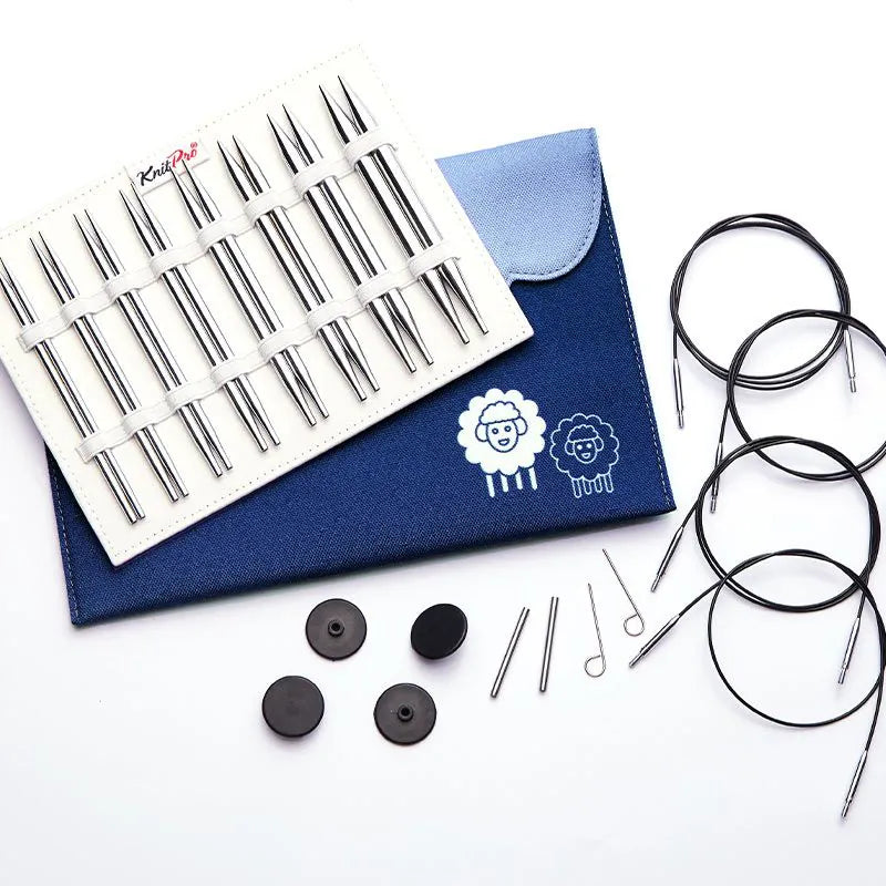 KnitPro Nova Normal IC Set Deluxe verwisselbare breinaalden - Woolina.nl