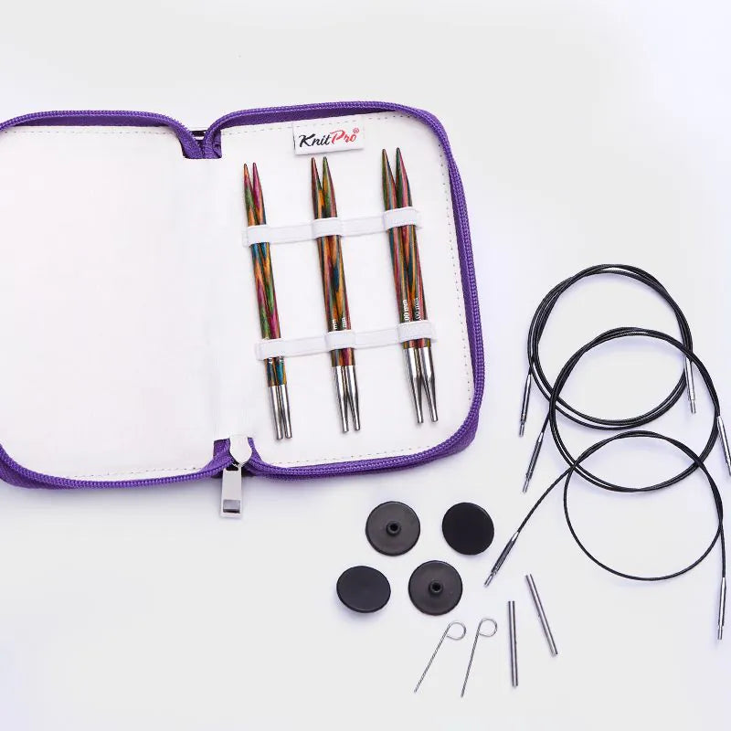 KnitPro Symfonie Normal IC Set Deluxe verwisselbare breinaalden - Woolina.nl
