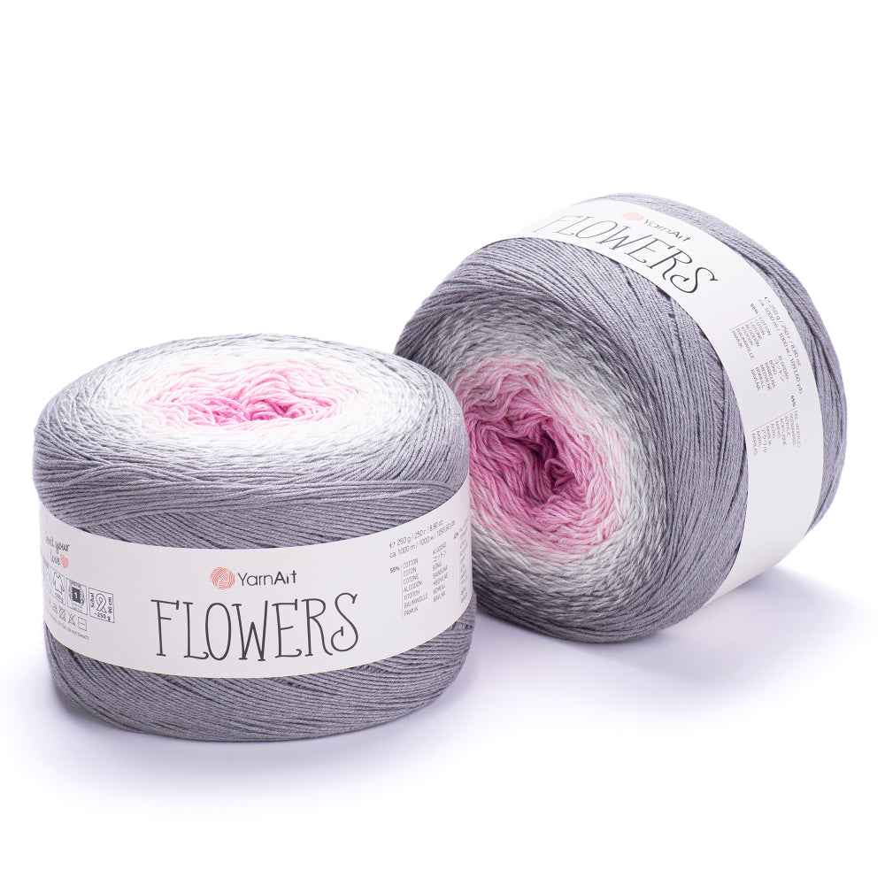 Grijs-Wit-Lila Roze (Zilveren Roos)