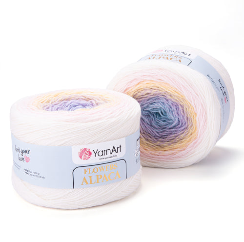 Wit-Crème-Geel-Lila-Lichtblauw (Zachte Pastel)