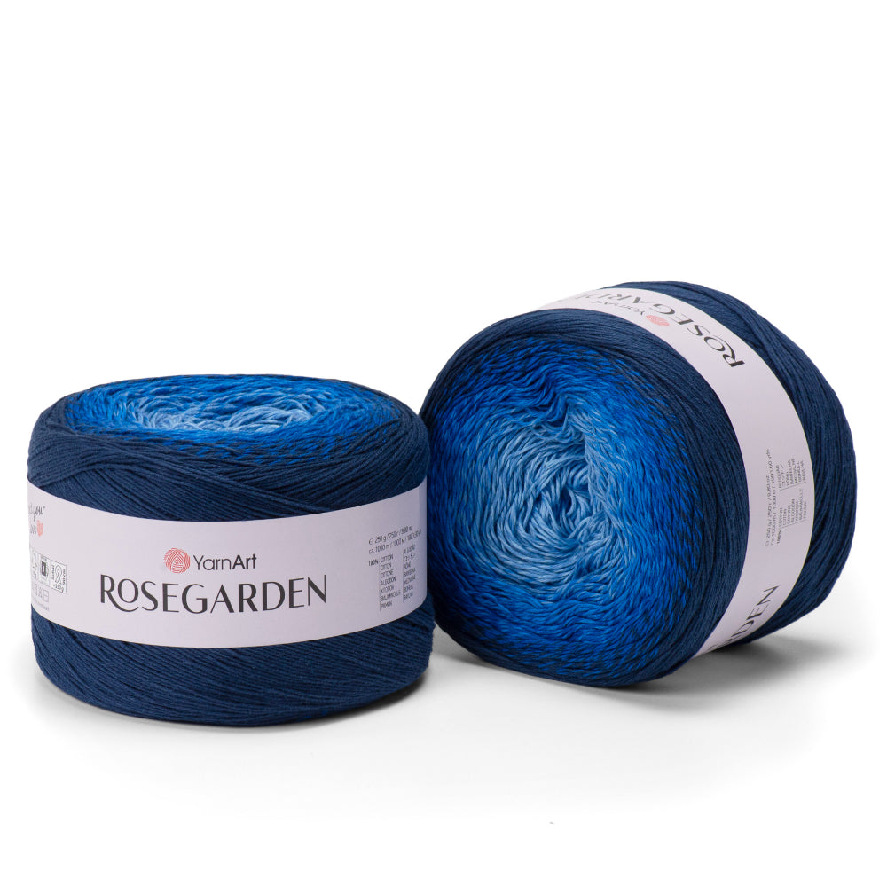 Marineblauw-Koningsblauw-Lichtblauw (Denim Ombre)