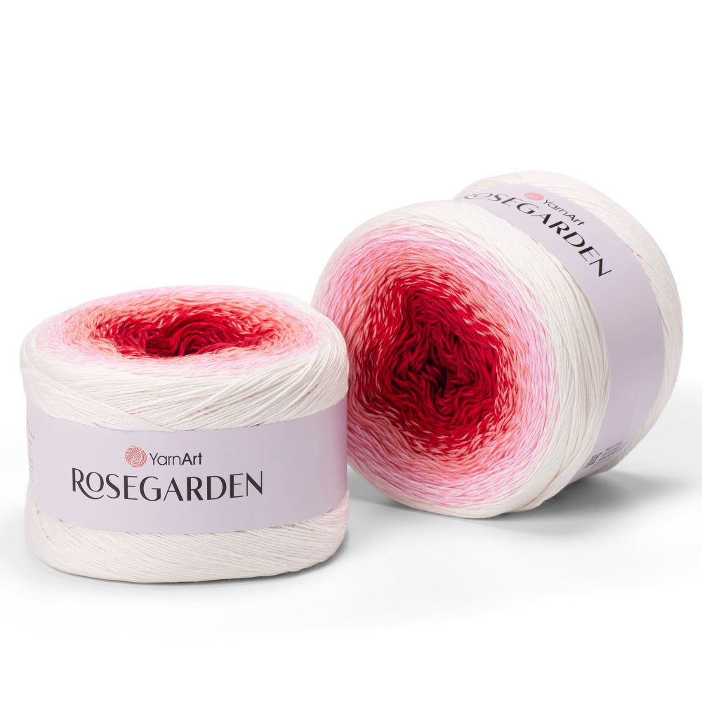 Wit-Roze-Bordeauxrood (Rozentuin)