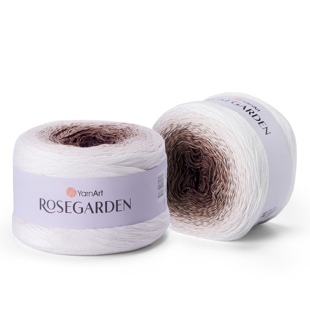 Wit-Taupe-Donkerbruin (Naturel Ombre)